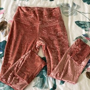 Lululemon crushed velvet legging